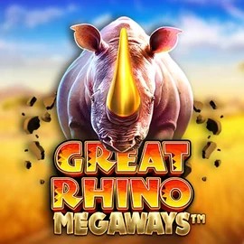 Great Rhino Megaways online game logo by Pragmatic Play on imperial-wins.com